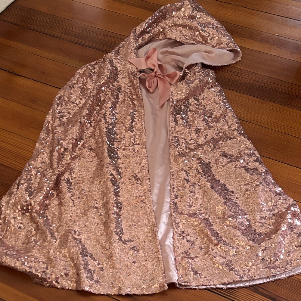 Only Little Once Sequin Cape